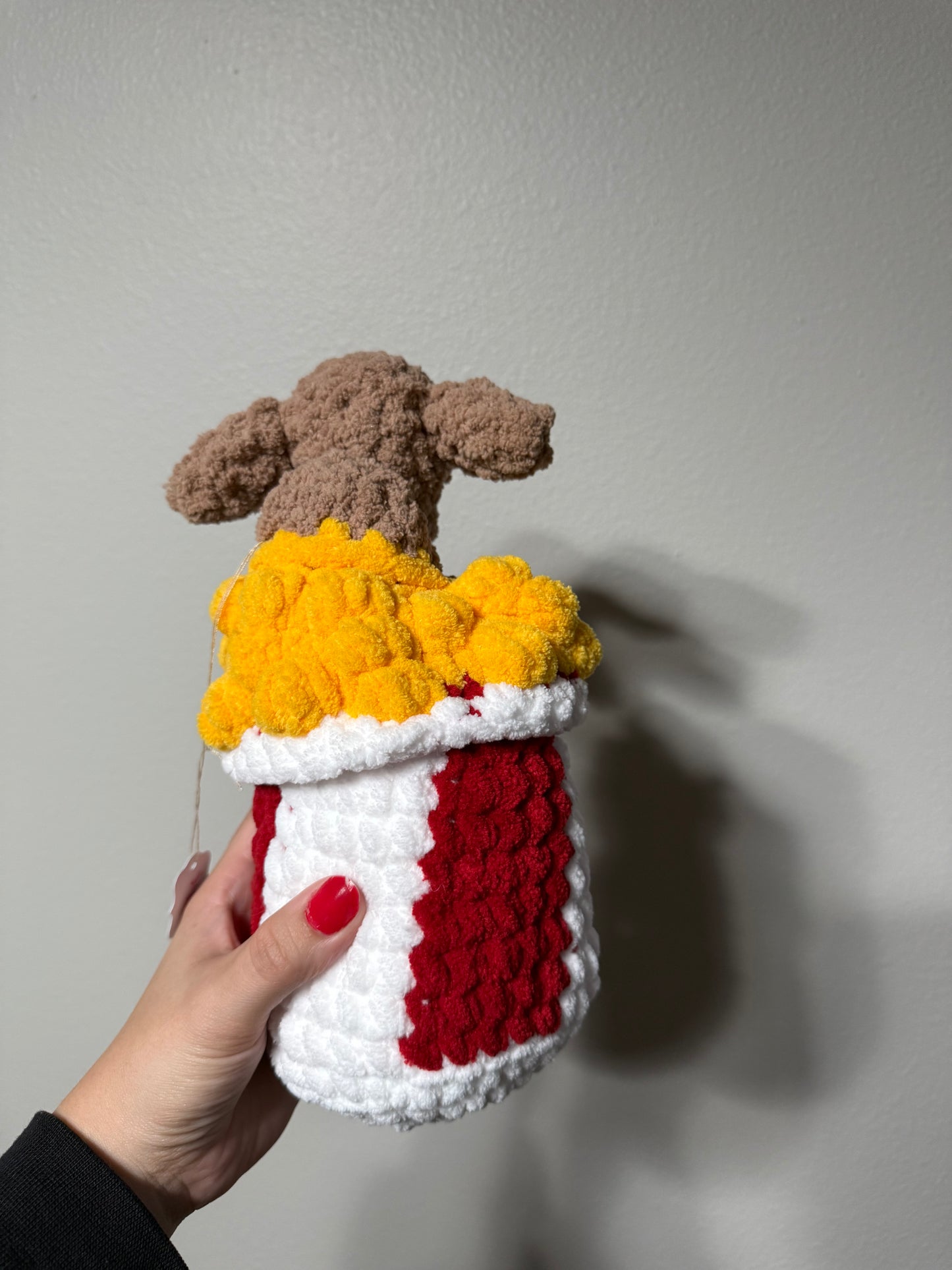 Puppy in Popcorn